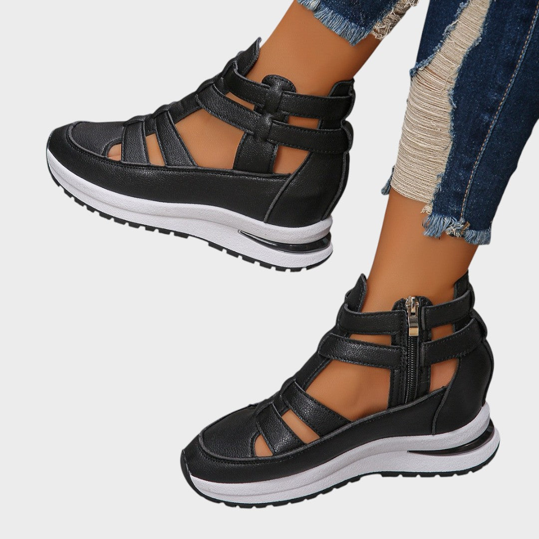 Isabel | Elegante Sandalen mit seitlichem Reißverschluss