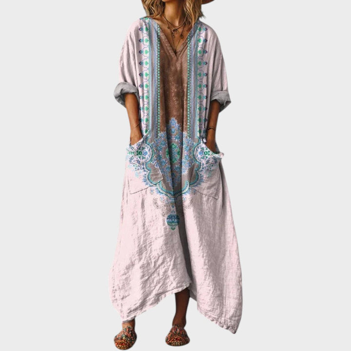 Milena | Weit geschnittener Boho-Jumpsuit