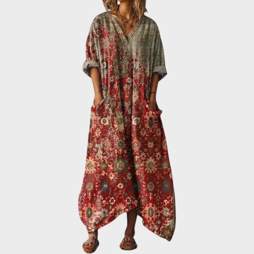 Milena | Weit geschnittener Boho-Jumpsuit