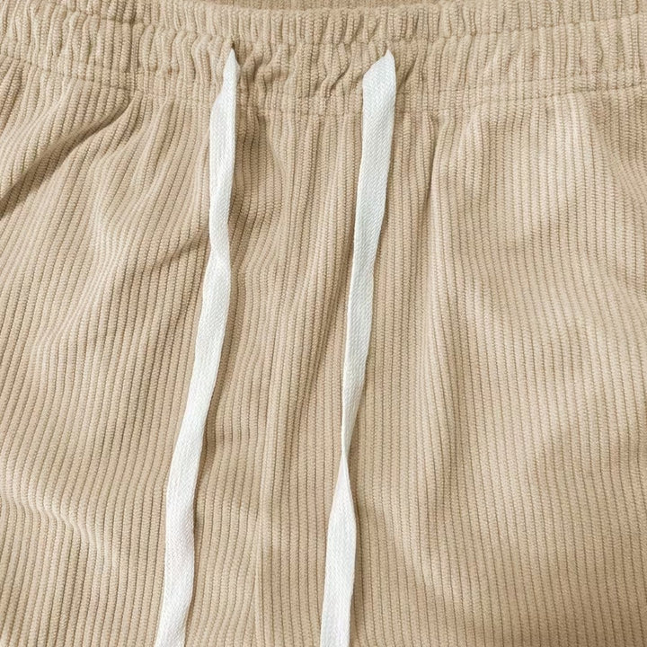 Gerrit™ | Strukturierte Shorts mit Kordelzugbund