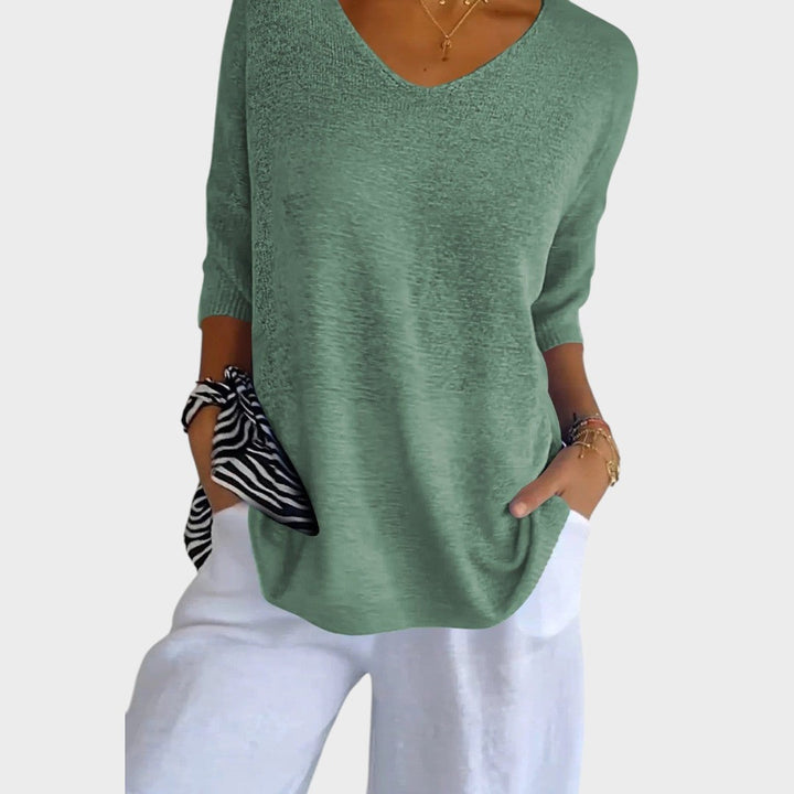 Filipa | V-Ausschnitt Pullover