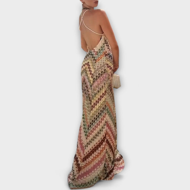 Remi | Maxikleid mit buntem Chevron-Muster von Missoni