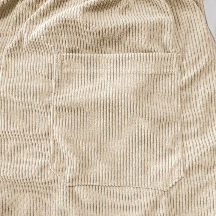 Gerrit™ | Strukturierte Shorts mit Kordelzugbund