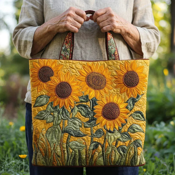 Handgefertigte Tasche | Sonnenblumen