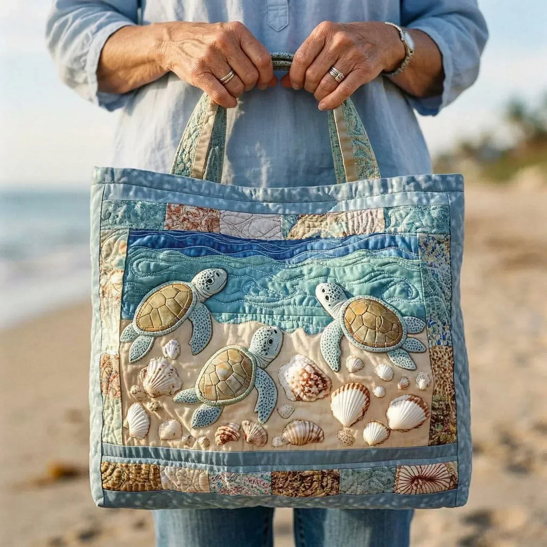 Handgefertigte Tasche | Meeresschildkröten