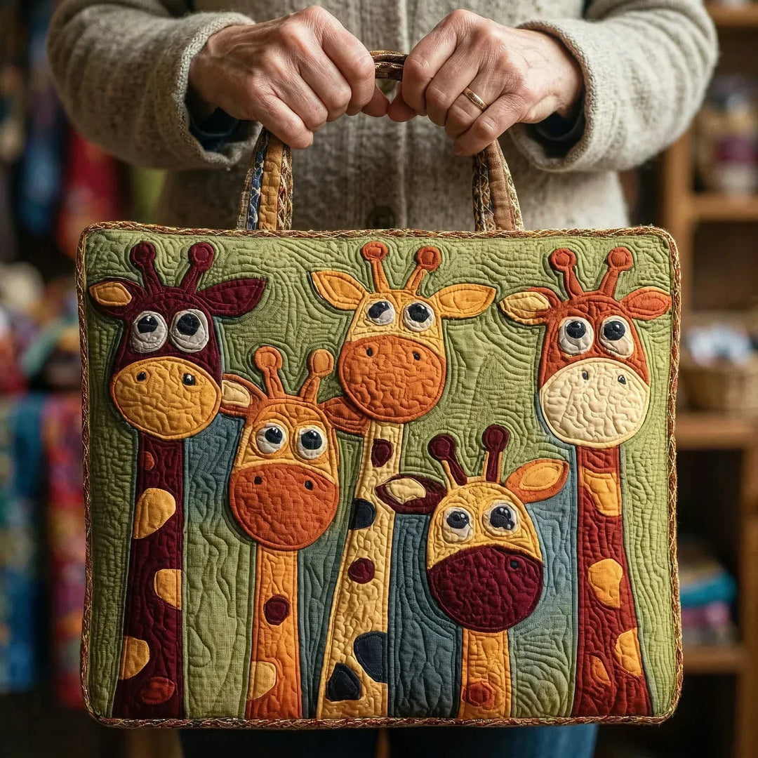 Handgefertigte Tasche | Giraffe