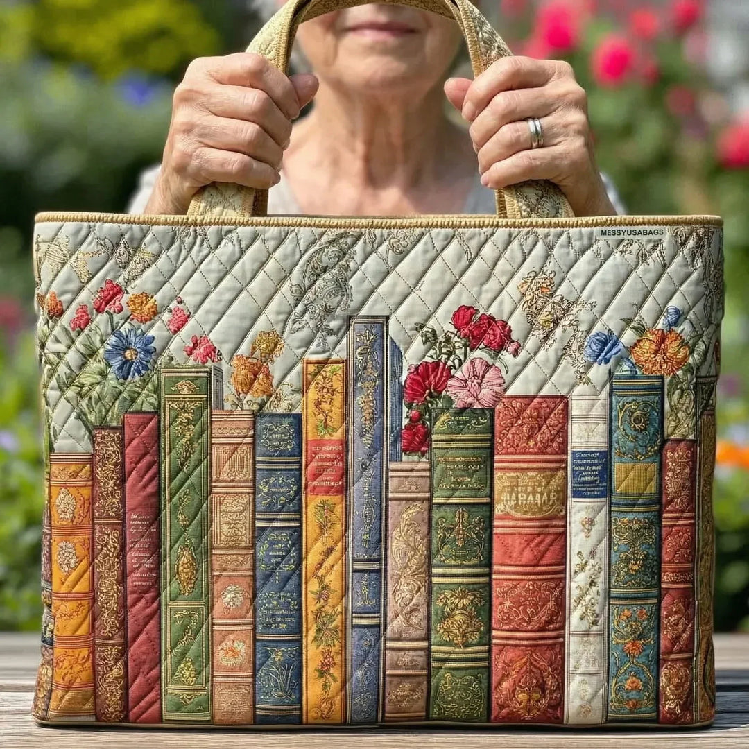 Handgefertigte Tasche | Verzauberte Bibliothek