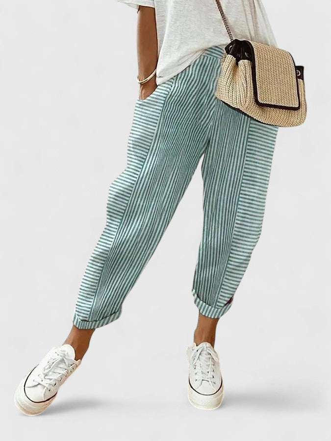 Heidrun | Bunte Sommerhose für Damen