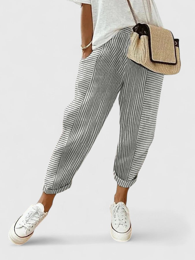 Heidrun | Bunte Sommerhose für Damen