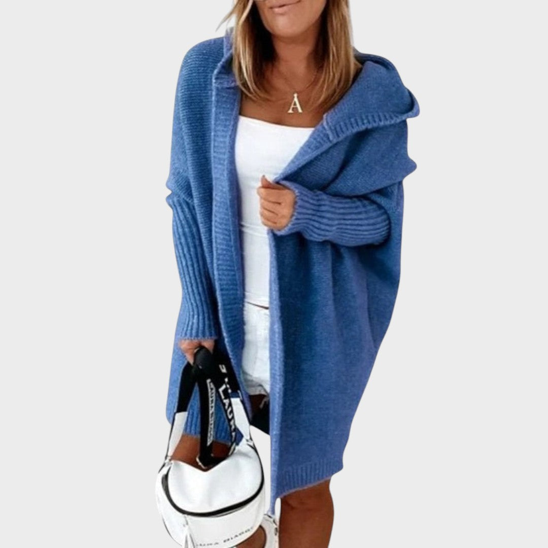 Marcela | Oversized Strickjacke mit Kapuze