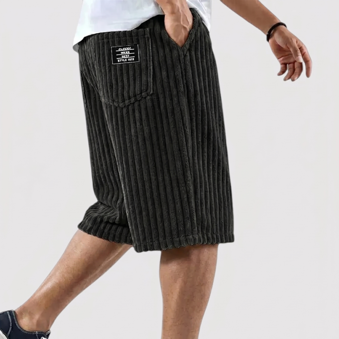 Ignaz™ | Weiche Rippshorts mit Seitentaschen