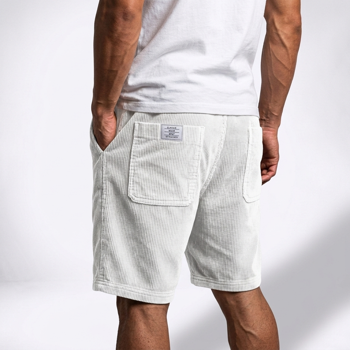 Hartmut™ | Leichte Rippshorts mit Tunnelzug
