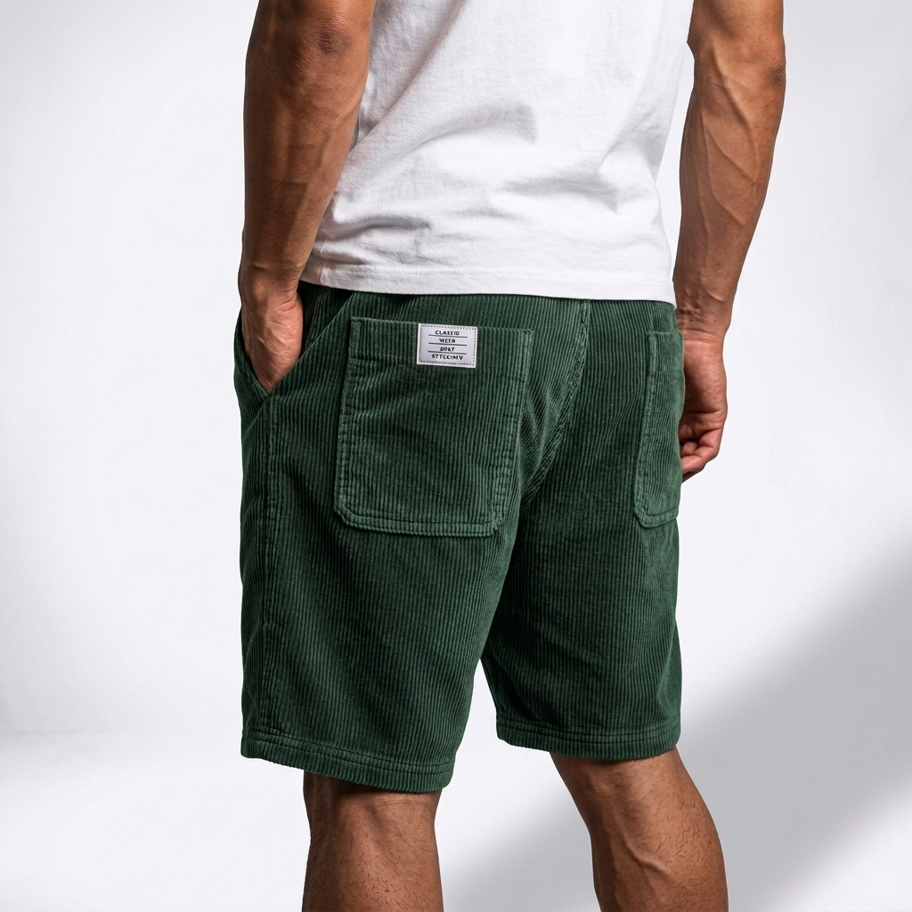Hartmut™ | Leichte Rippshorts mit Tunnelzug