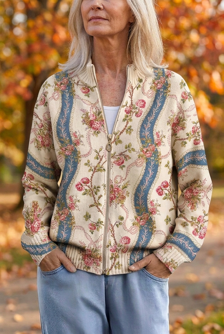 Eulalia™ | Kletterrose Band Cardigan