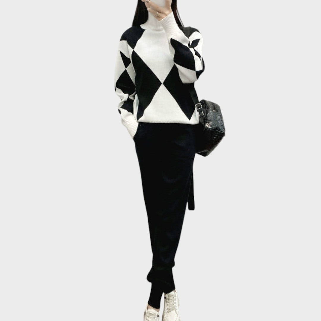 Mannu | Set aus leichtem Pullover und Hose