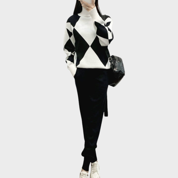 Mannu | Set aus leichtem Pullover und Hose