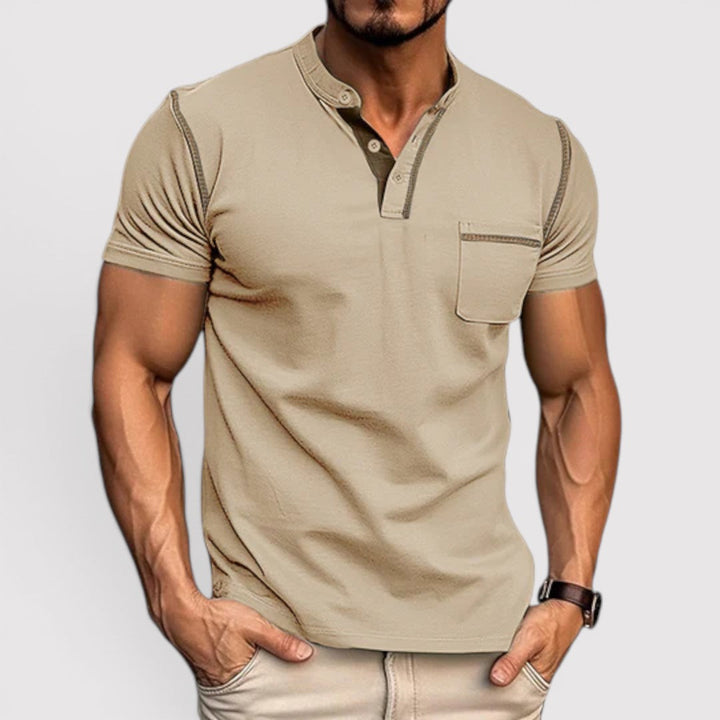 Matthias™ | T-Shirt mit Brusttasche