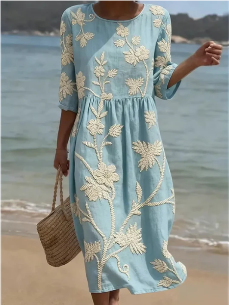 Kelsey | Elegantes Blumen Kleid
