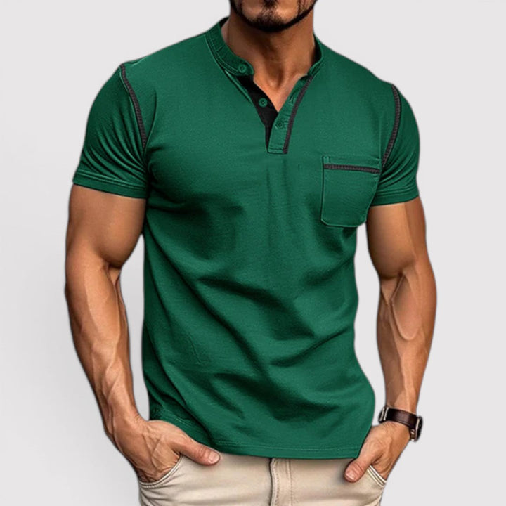 Matthias™ | T-Shirt mit Brusttasche