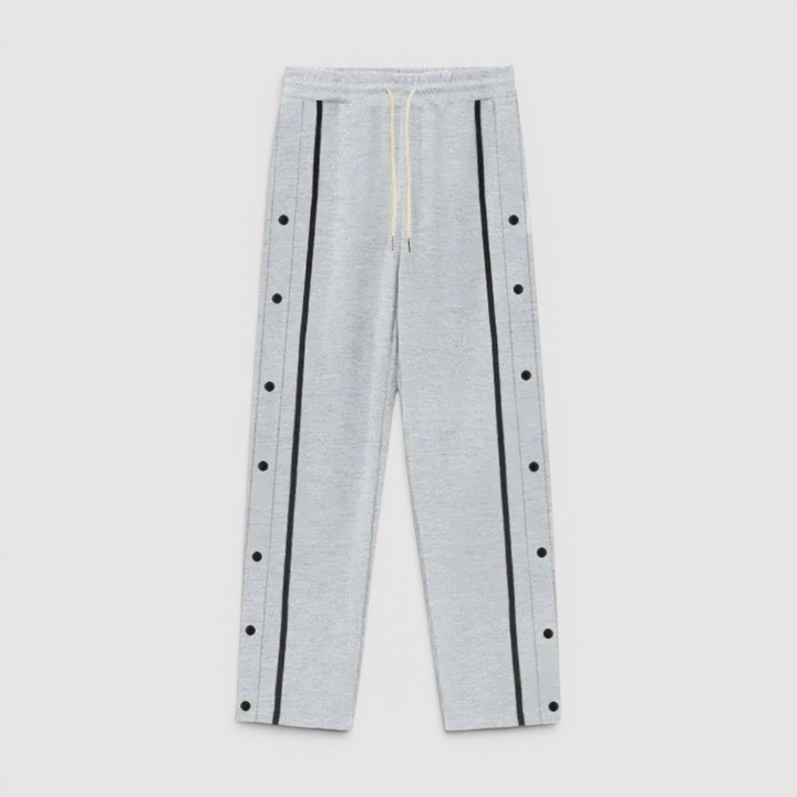 Falk™ | Leichte Hose mit seitlicher Knopfleiste