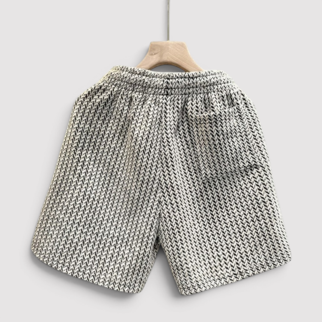 Falk™ | Kurze Hose mit dezenter Struktur