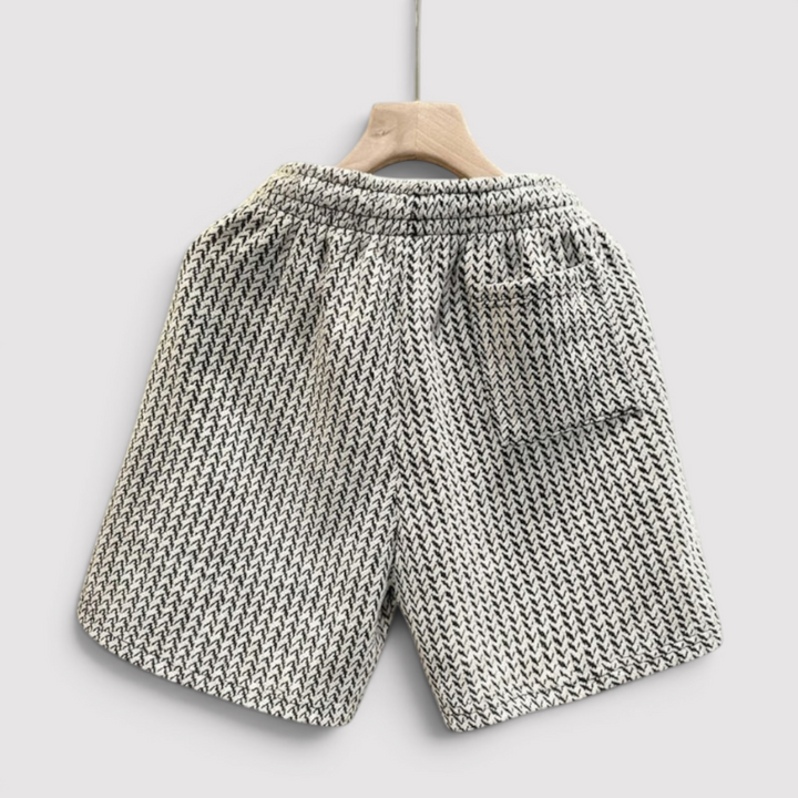 Falk™ | Kurze Hose mit dezenter Struktur
