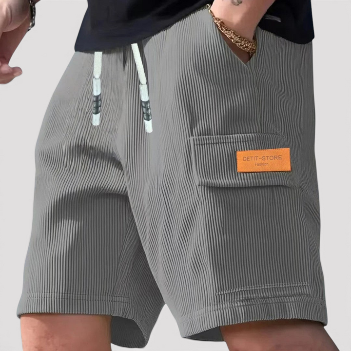 Carlo™ | Leichte Shorts mit Rippstruktur