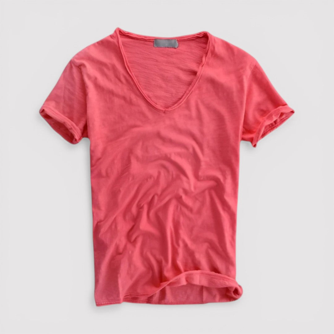 Niels™ | T-Shirt mit V-Ausschnitt
