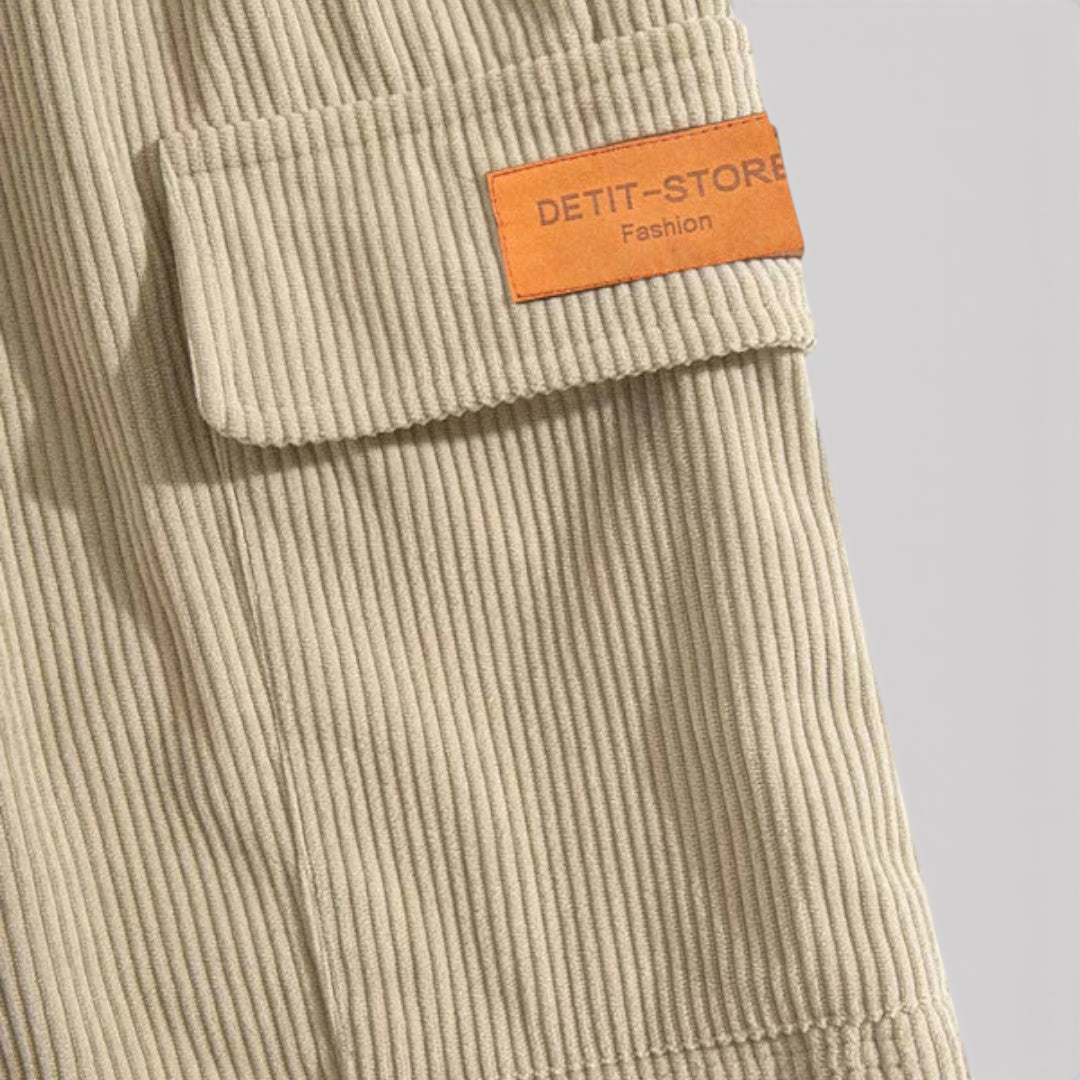 Carlo™ | Leichte Shorts mit Rippstruktur