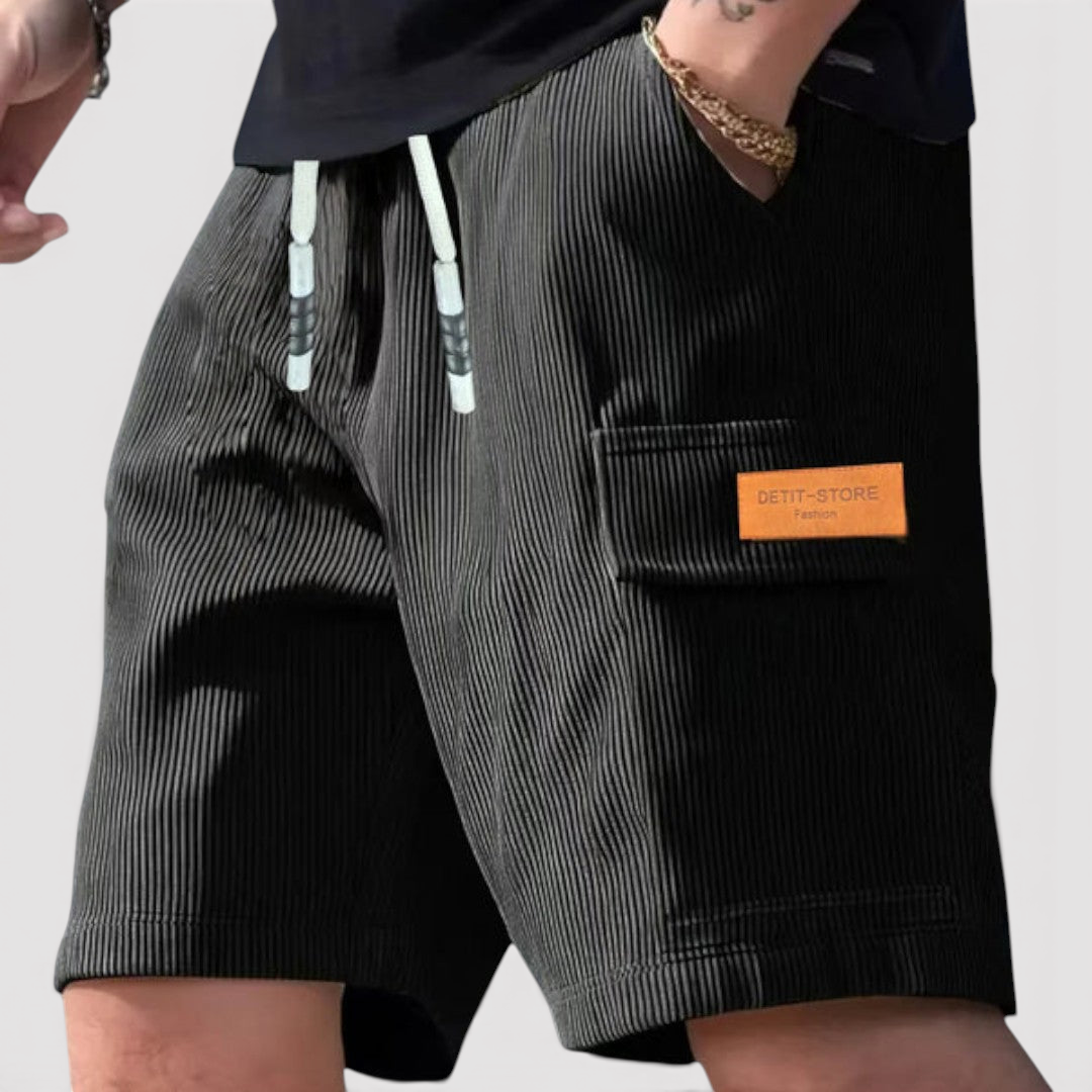 Carlo™ | Leichte Shorts mit Rippstruktur
