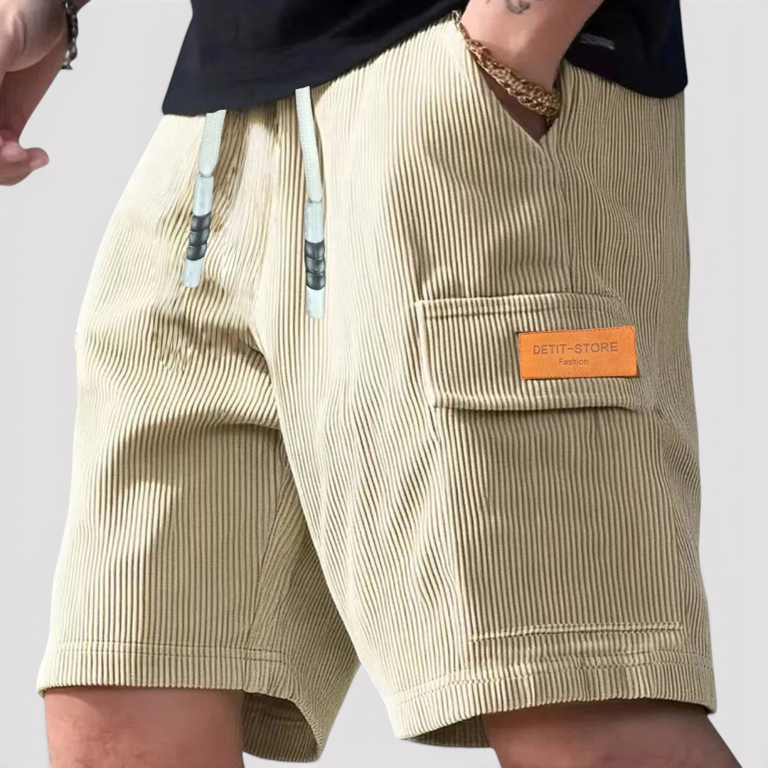 Carlo™ | Leichte Shorts mit Rippstruktur