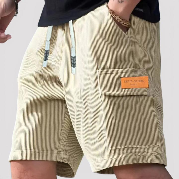 Carlo™ | Leichte Shorts mit Rippstruktur