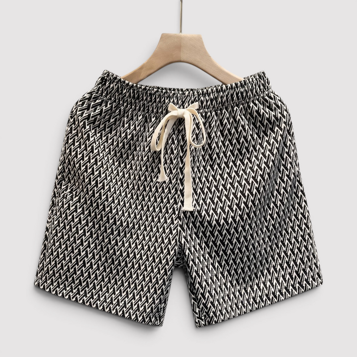 Falk™ | Kurze Hose mit dezenter Struktur