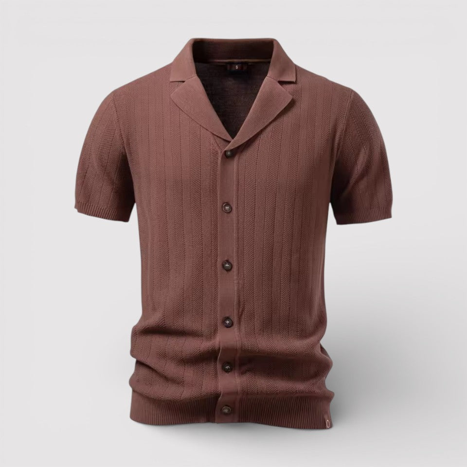 Zeno™ | Strickhemd mit Knopfleiste