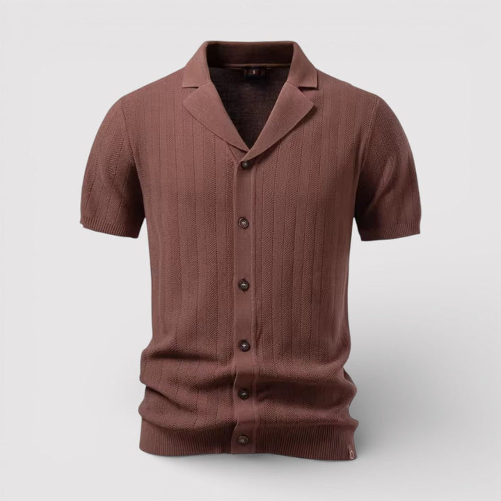 Zeno™ | Strickhemd mit Knopfleiste