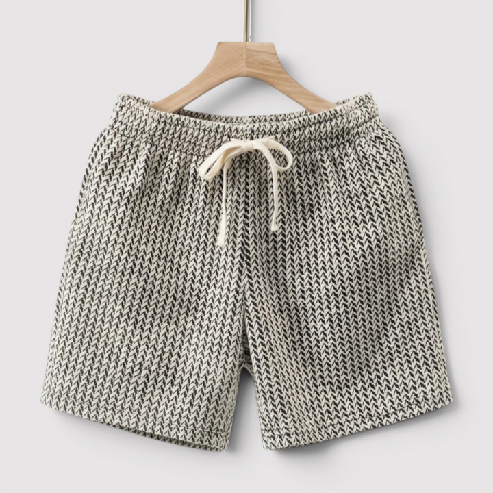 Falk™ | Kurze Hose mit dezenter Struktur