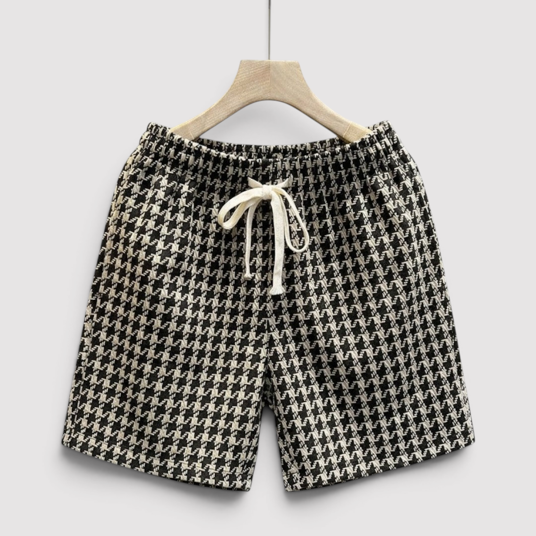 Falk™ | Kurze Hose mit dezenter Struktur