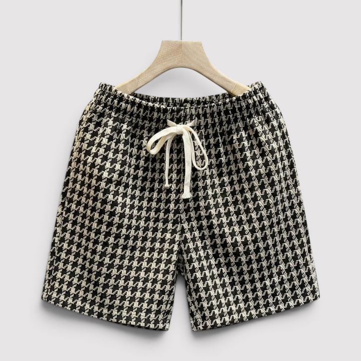 Falk™ | Kurze Hose mit dezenter Struktur