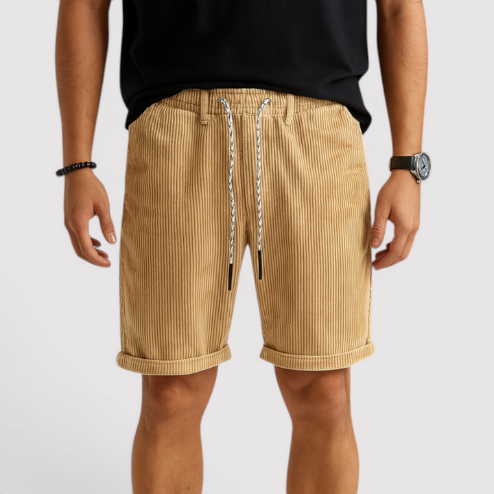 Ferdinand™ | Fein gerippte Shorts mit Tunnelzug