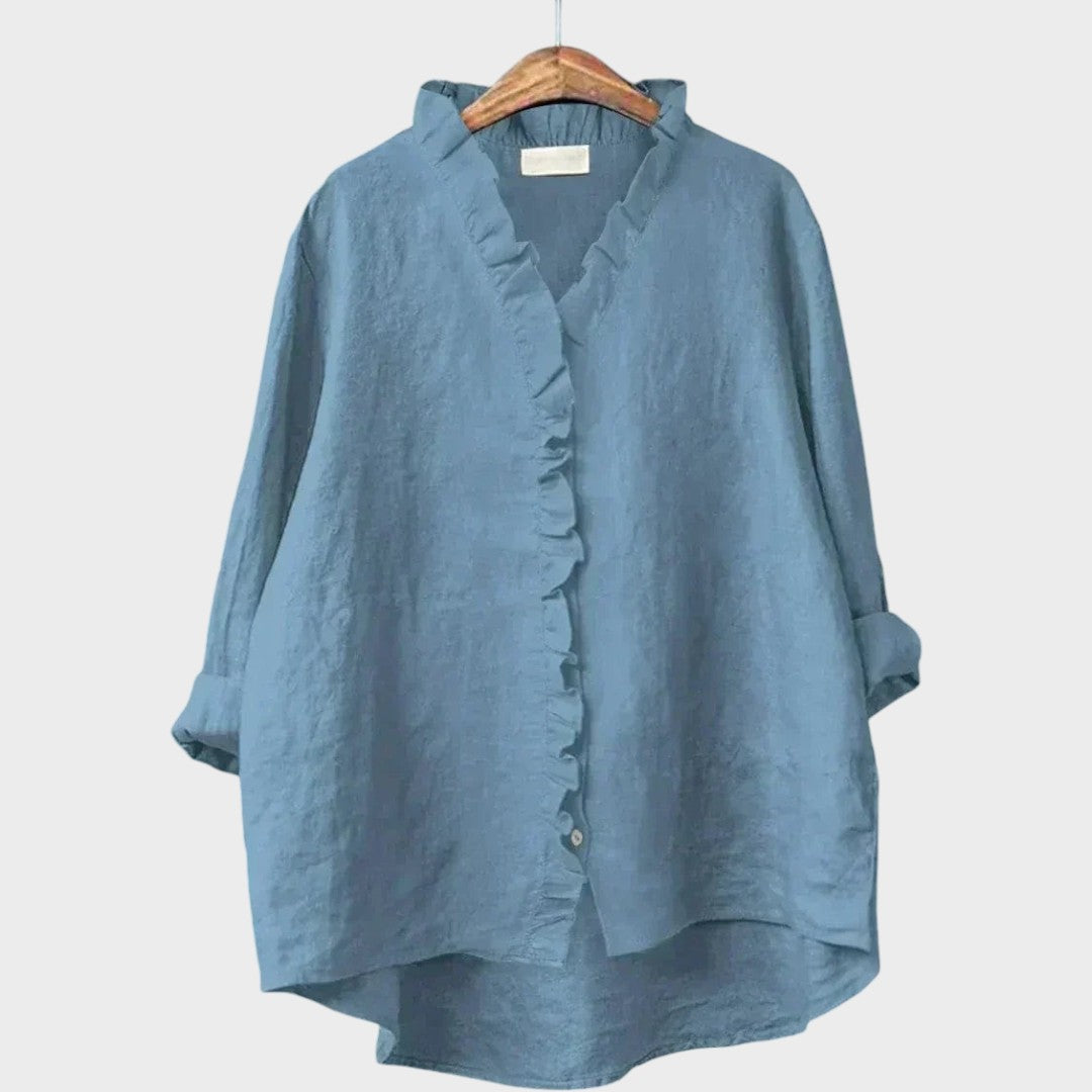 Ava | Elegante luftige Sommerbluse