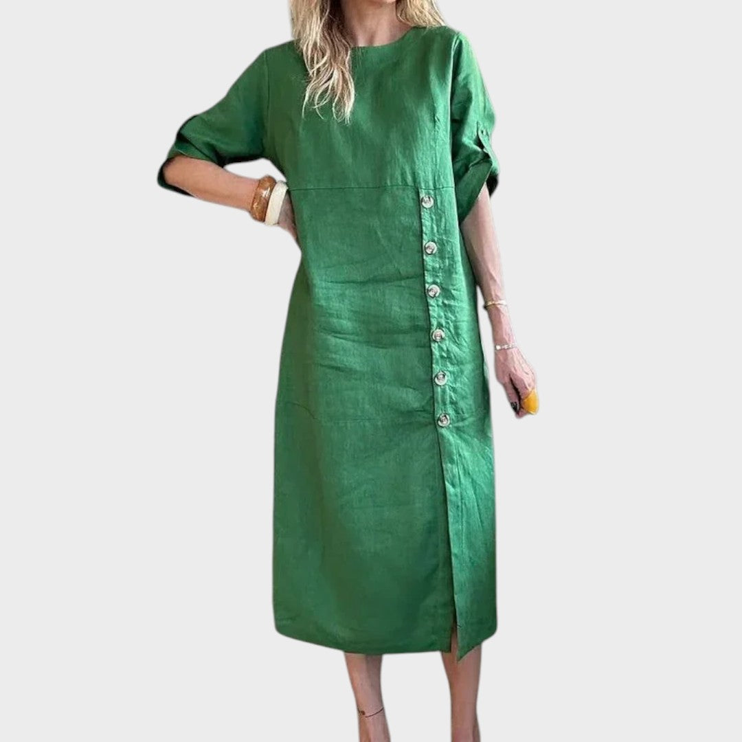 Adélia | Kleid mit Knöpfen