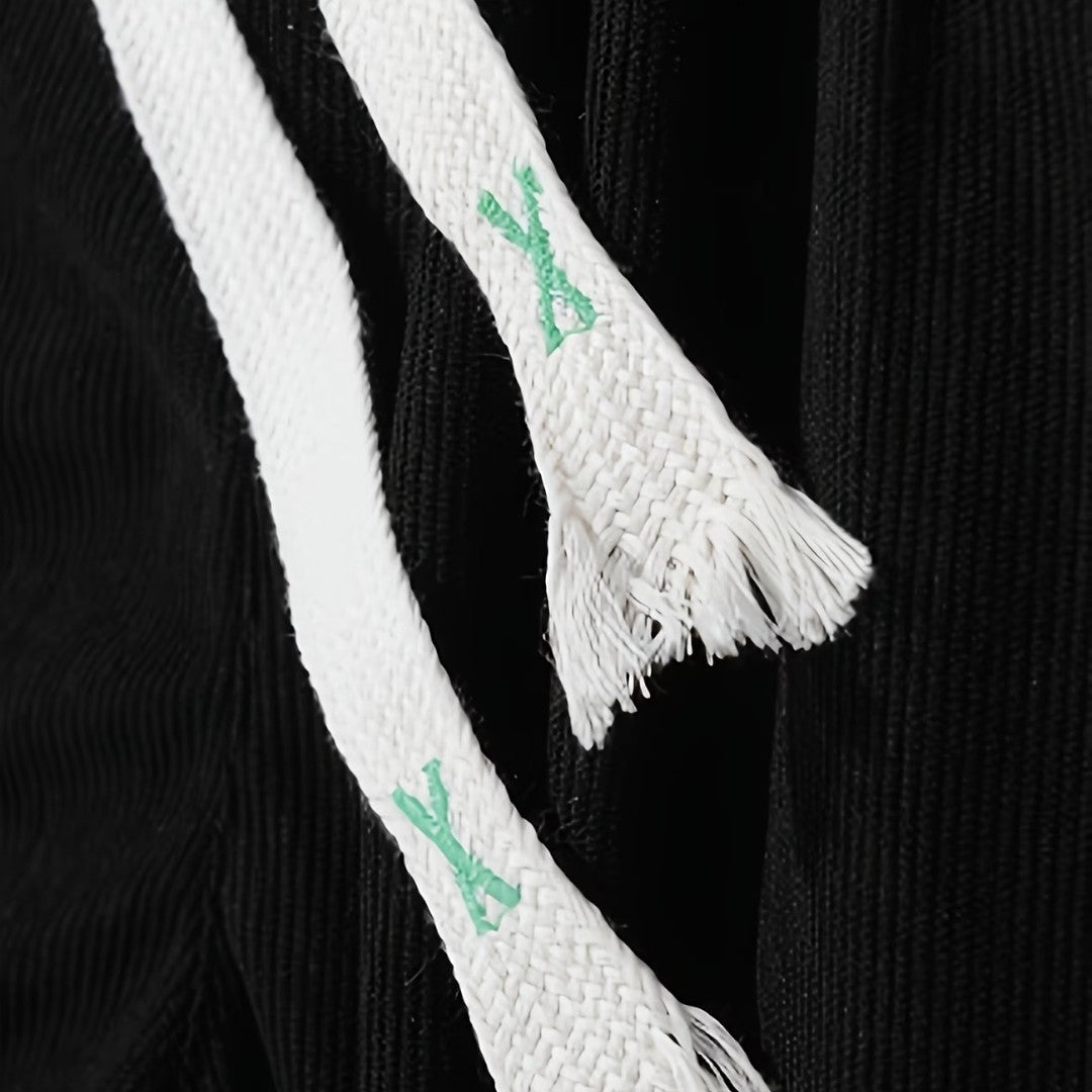 Nils™ | Gerippte Shorts mit Kordelzug
