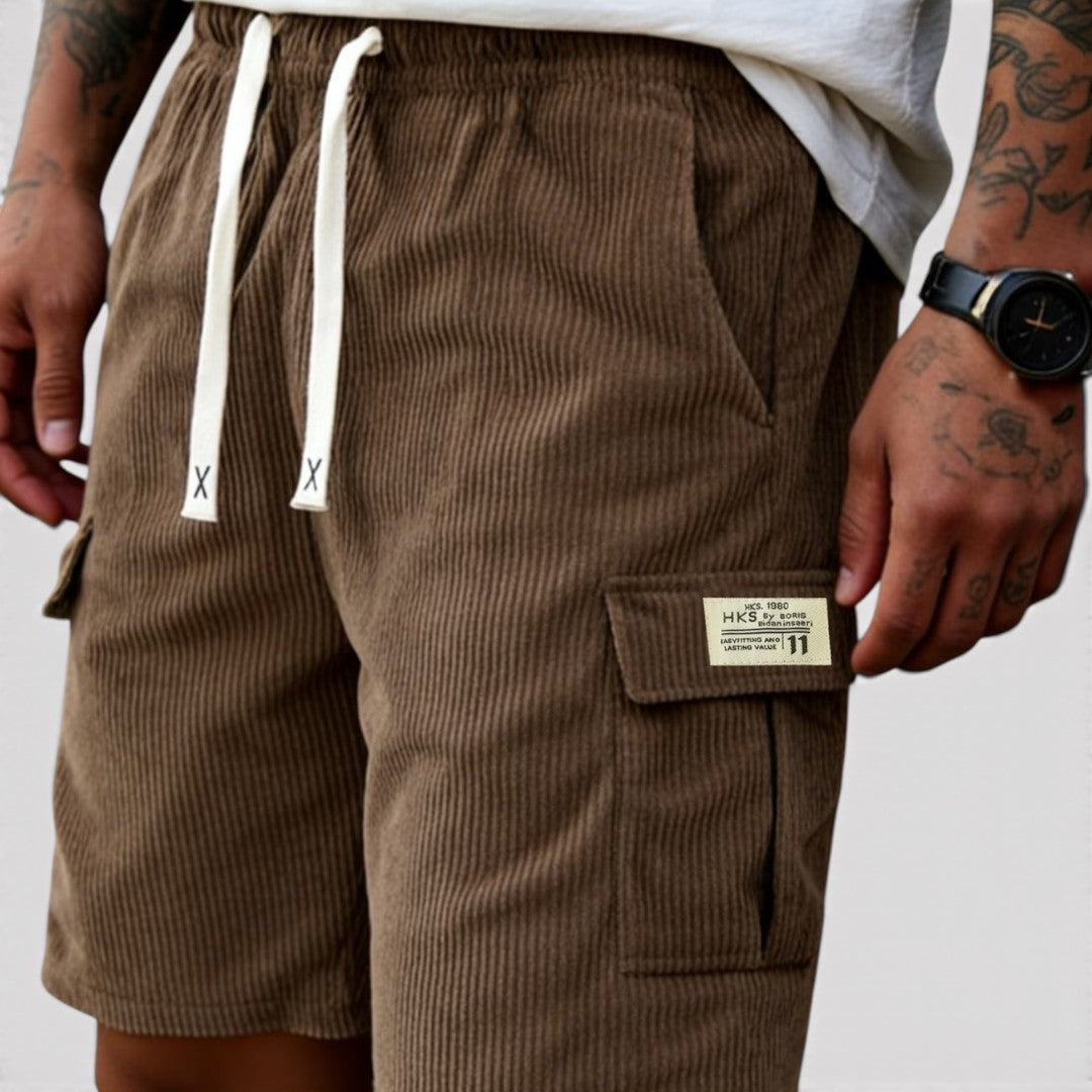 Leo™ | Rippstrick-Shorts mit Zugband