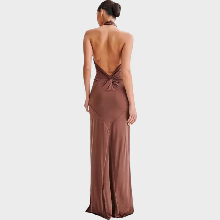 Laguna | Langes Kleid mit Neckholder