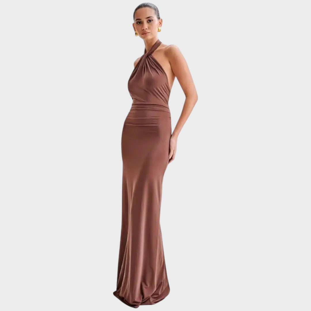 Laguna | Langes Kleid mit Neckholder