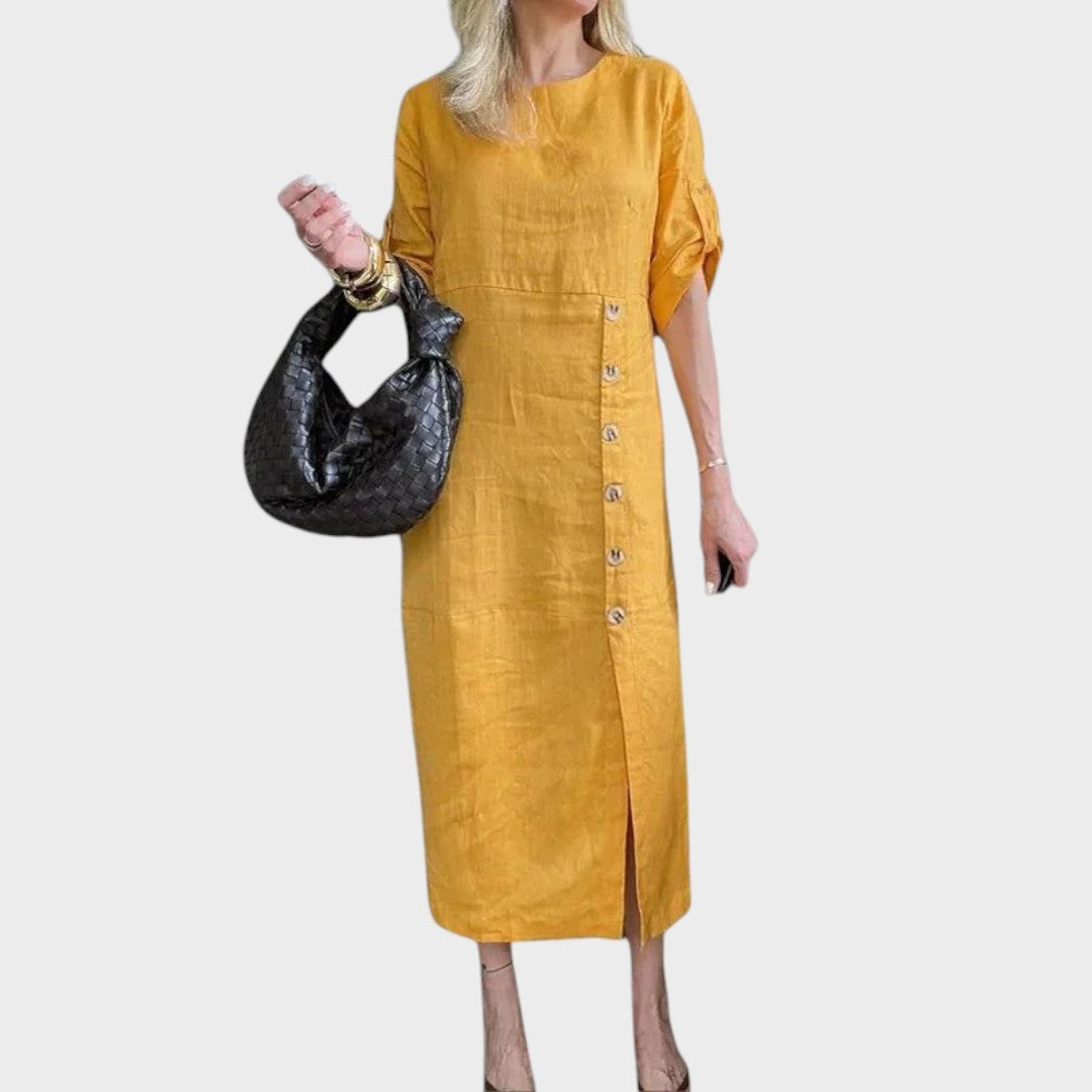 Adélia | Kleid mit Knöpfen
