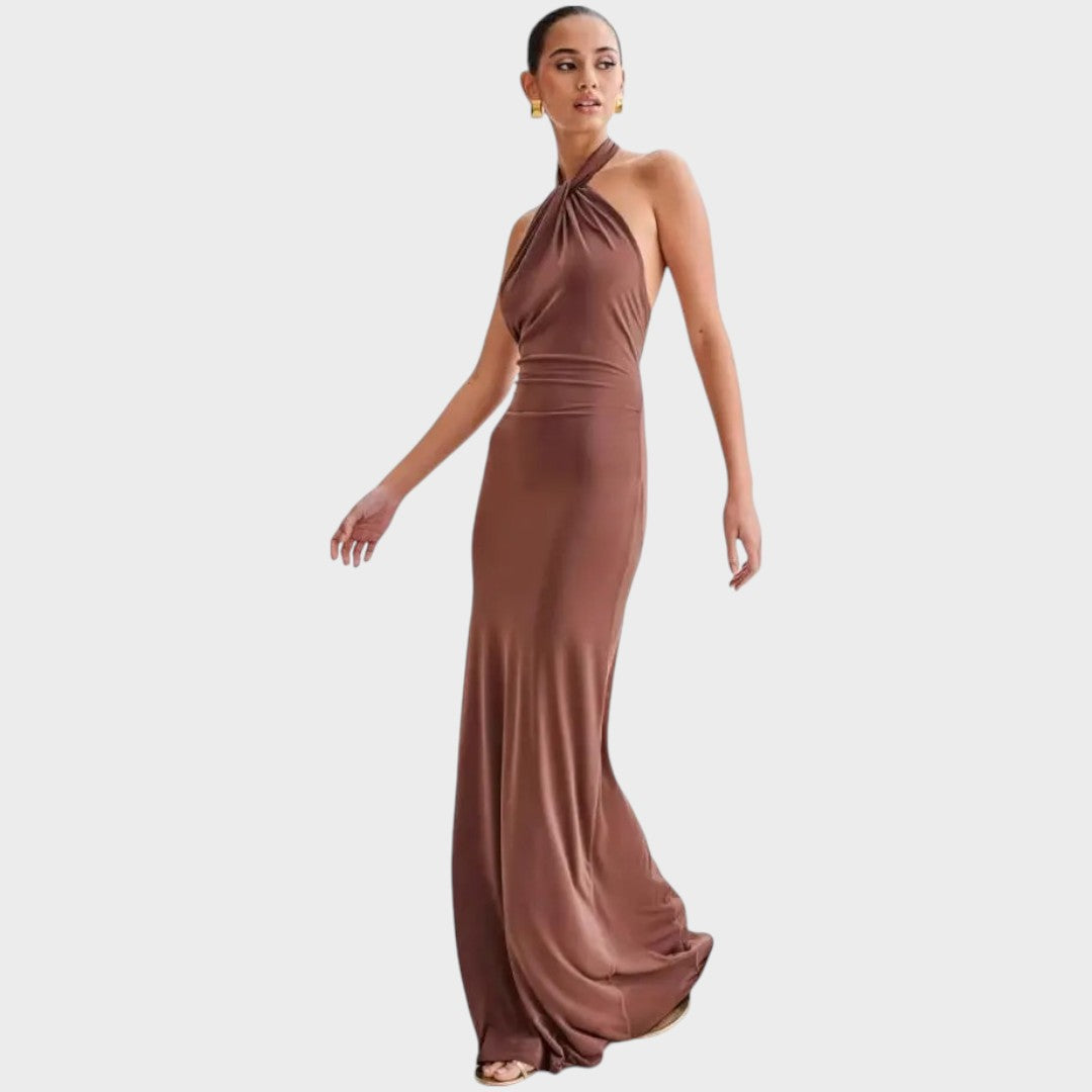 Laguna | Langes Kleid mit Neckholder