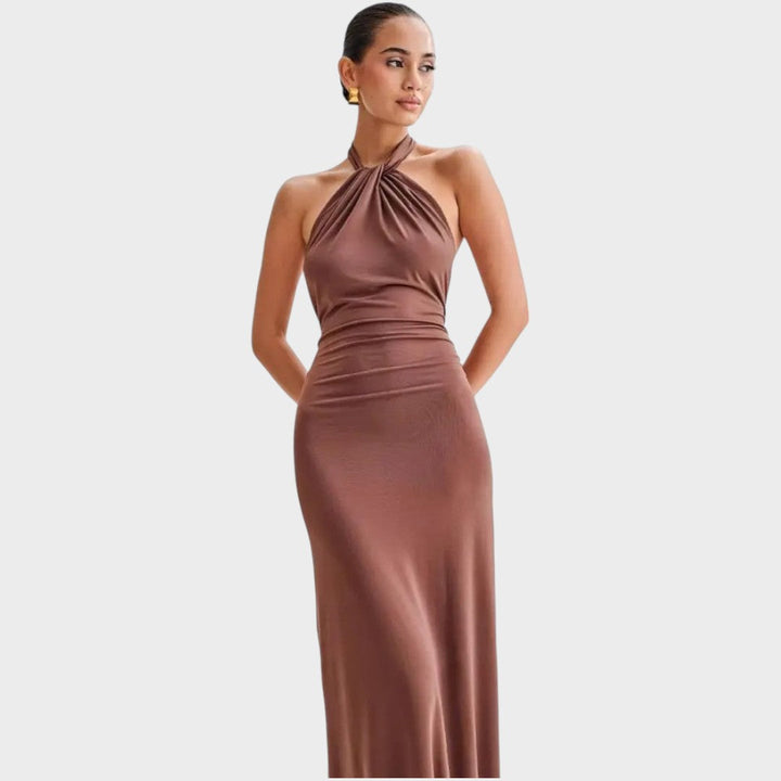 Laguna | Langes Kleid mit Neckholder