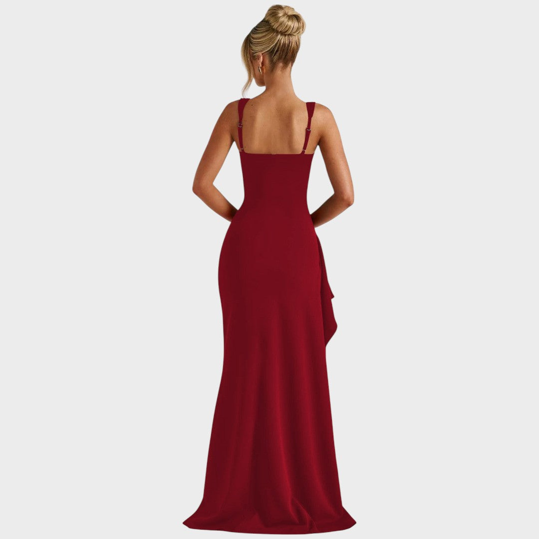 Zariani | Elegantes Maxikleid mit Offenem Rücken