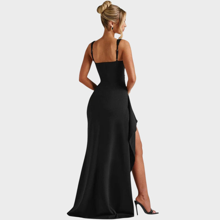 Zariani | Elegantes Maxikleid mit Offenem Rücken